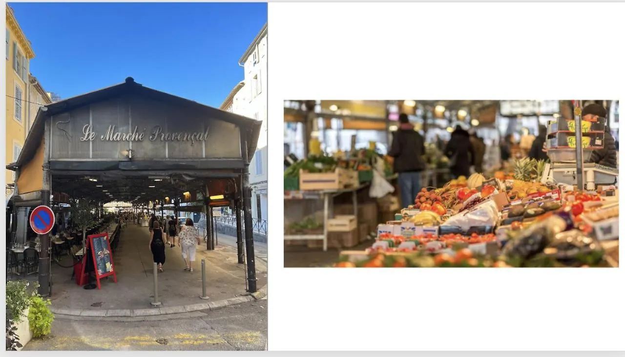 Nouveau Loft: vieille-ville, musée Picasso, marché Antibes 0*,  Francia